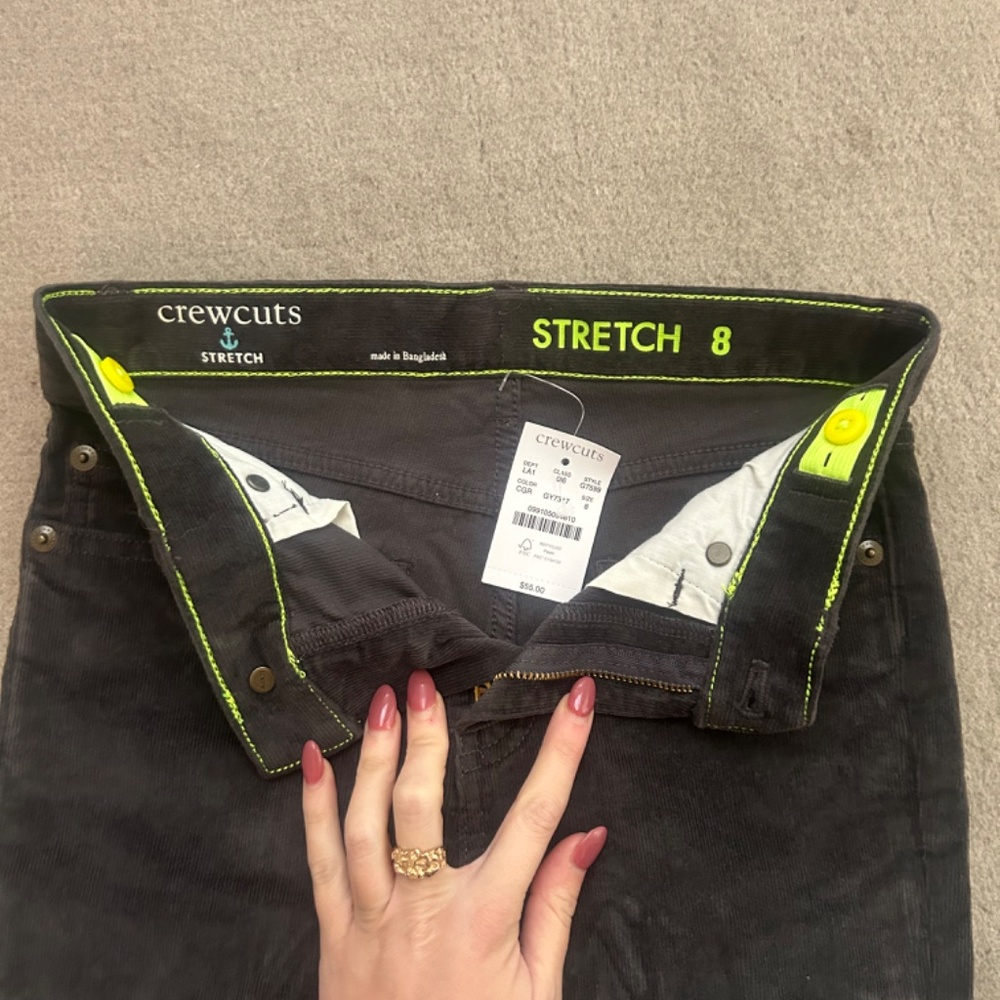 Corduroy straight leg pants - Picture 13 of 16